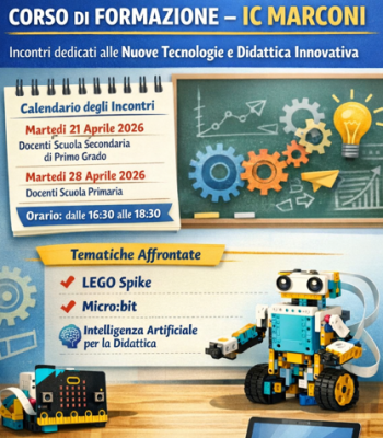 CORSO FORMAZIONE: LEGO Spike,  Micro:bit  e applicazioni di Intelligenza Artificiale per la didattica digitale